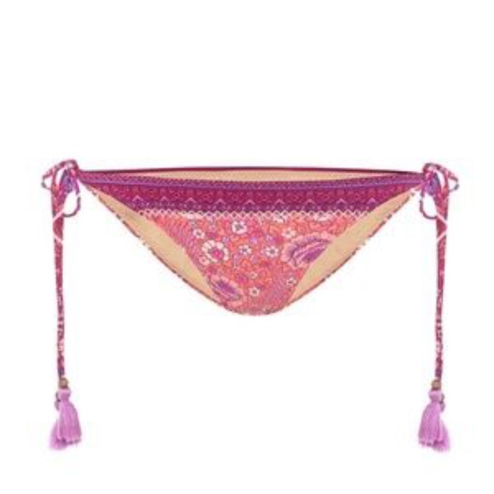 Flamingo Blossom String Bikini Bottom